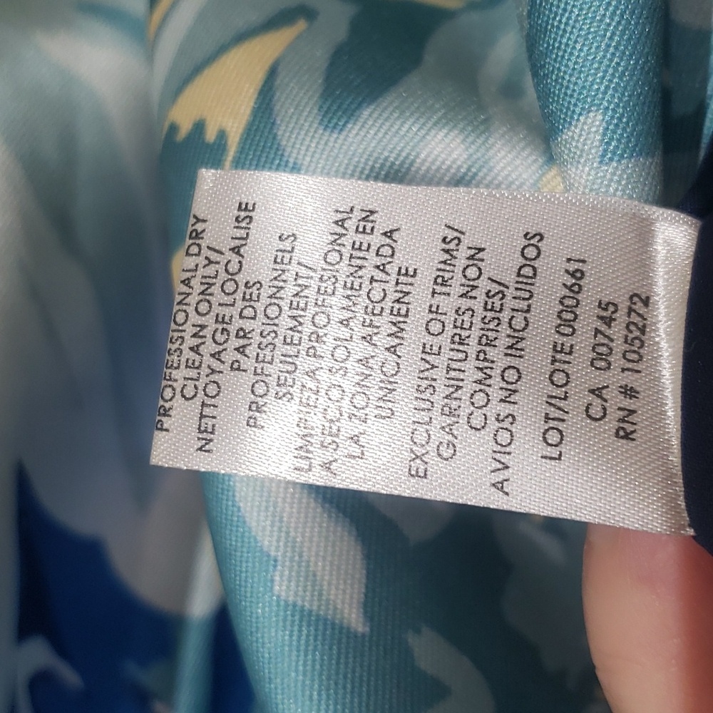 Nwt Kay Unger size 6 dress blue - Picture 13 of 14